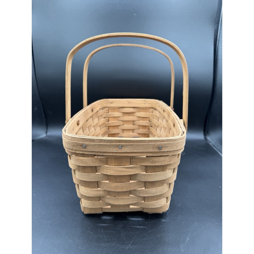 🧺✨ Longaberger 1986 Vintage Large Chore Basket – Made 1 Year Only 🍂🏡 - Picture 4 of 8